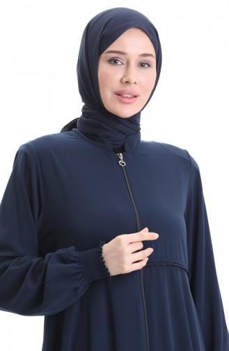 Navy Blue Abaya 5079-03