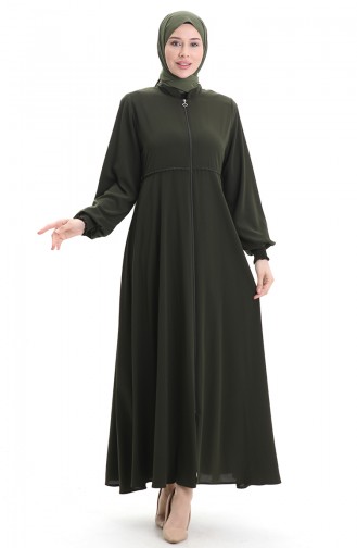 Khaki Abaya 5079-04