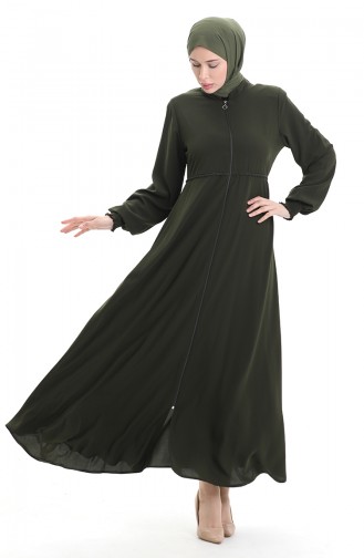 Khaki Abaya 5079-04
