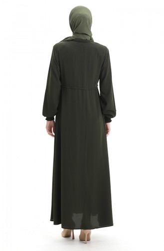 Khaki Abaya 5079-04