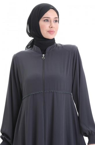 Smoke-Colored Abaya 5079-05