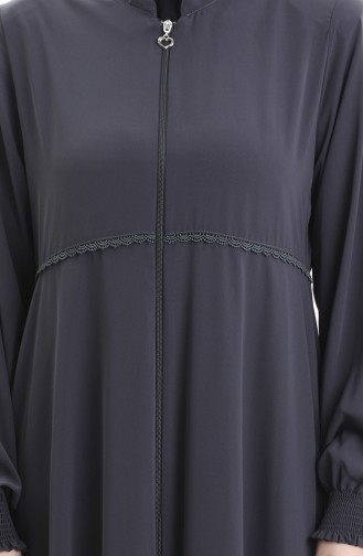 Smoke-Colored Abaya 5079-05