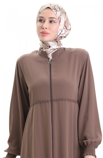 Milk Coffee Abaya 5079-07