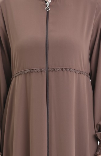 Milk Coffee Abaya 5079-07