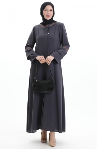 Anthracite Abaya 6193-03