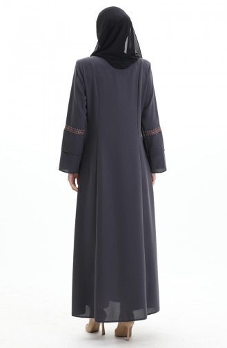 Anthracite Abaya 6193-03
