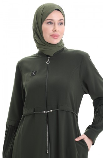 Khaki Abaya 6194-05