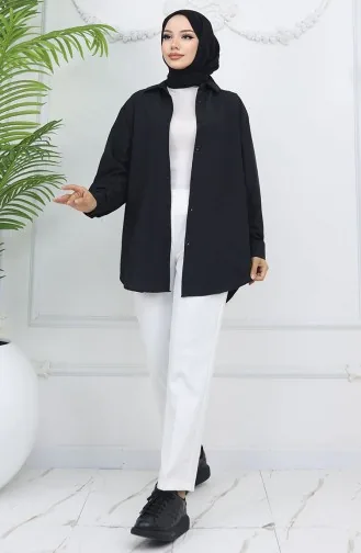 Elastic Waist Carrot Trousers 4002-06 Ecru 4002-06