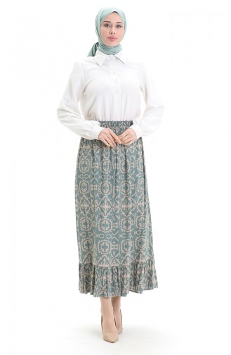 Green Almond Skirt 2012F-01