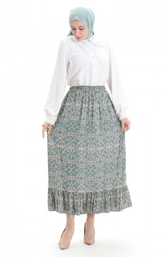 Green Almond Skirt 2012F-01