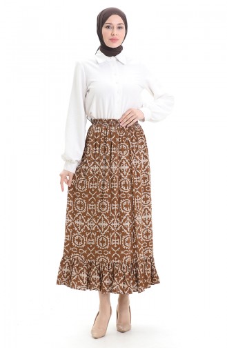 Tan Skirt 2012F-03