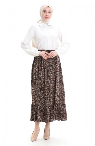 Jupe Couleur Brun 2012L-03