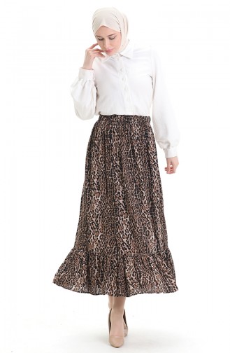 Jupe Couleur Brun 2012L-03