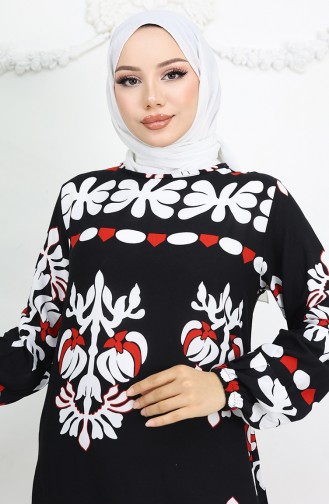 Robe Hijab Noir 0046-03