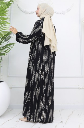 Robe Hijab Noir 0049-04