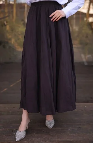 Voile Uitlopende Rok 71258-05 Pruim 71258-05