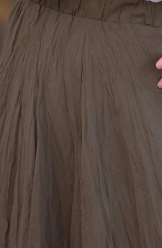 Voile Uitlopende Rok 71258-06 Khaki 71258-06