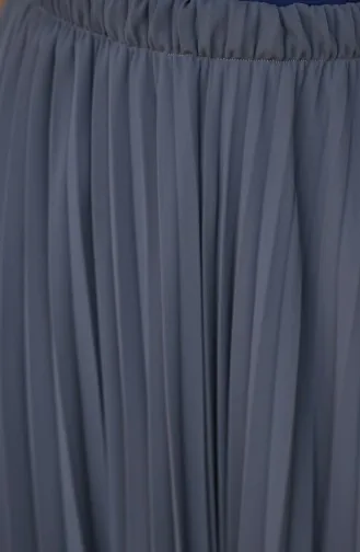 Pleated Chiffon Skirt 71262-09 Dark Gray 71262-09