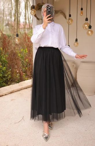 Jupe En Tulle 71265-01 Noire 71265-01