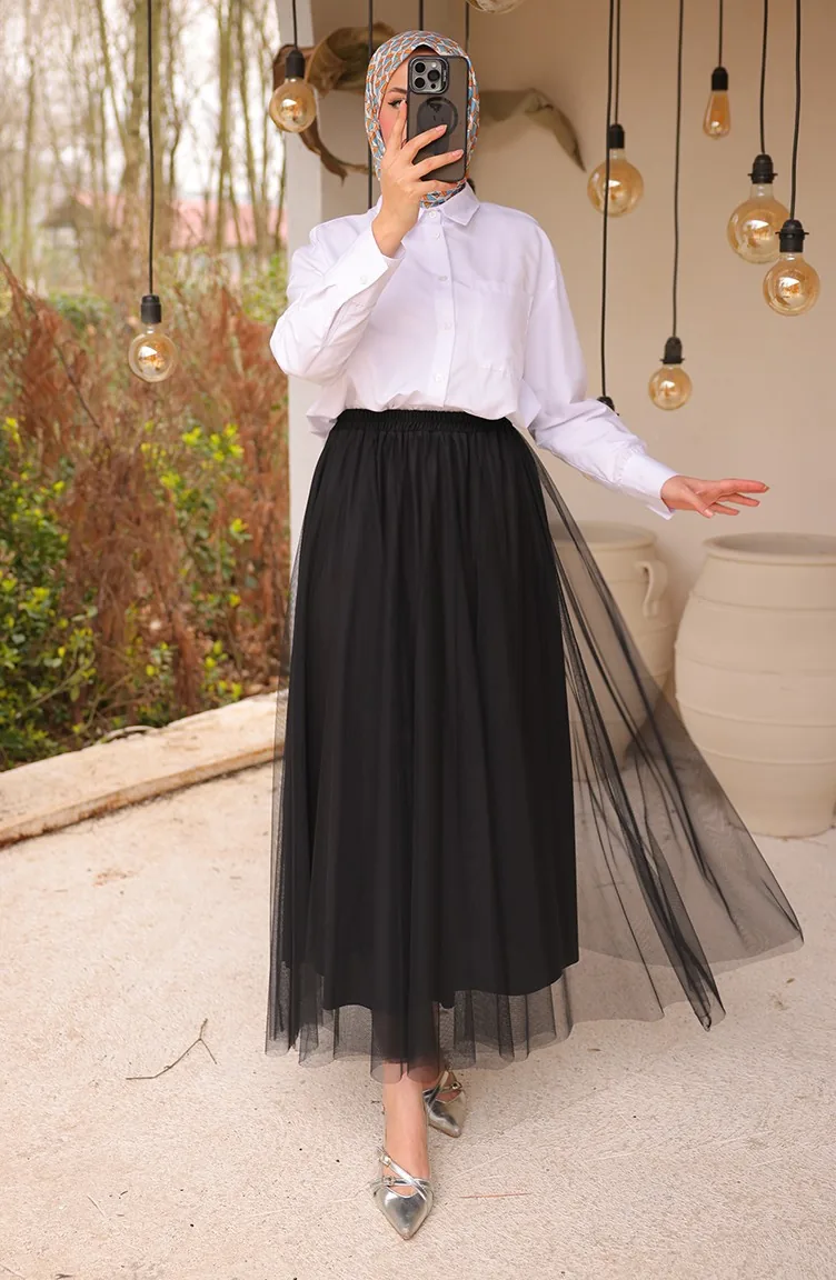 Jupe En Tulle 71265-01 Noire 71265-01