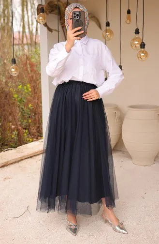 Jupe En Tulle 71265-02 Bleu Marine 71265-02