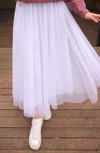 Jupe En Tulle 71265-05 Blanche 71265-05