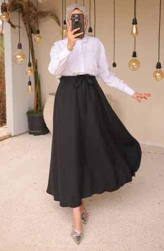 Elastische Tailleband Met Riem 71266-01 Zwart 71266-01