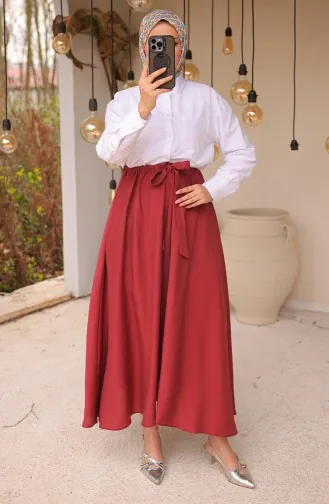 Elastische Tailleband Met Riem 71266-04 Pruim 71266-04