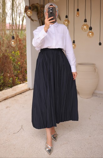 Navy Blue Skirt 71268-02
