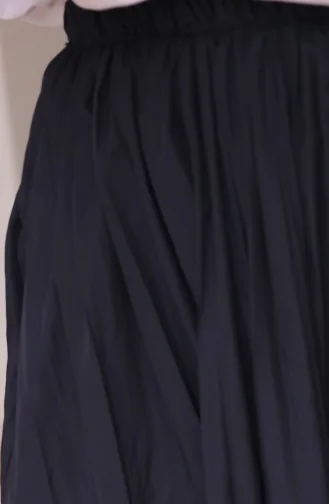 Jupe Plissée à Taille élastique 71268-02 Bleu Marine 71268-02