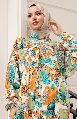 Robe Hijab Ecru 2021-04