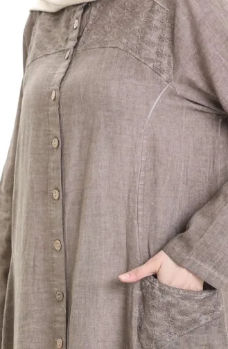 Beige Abaya 8082-04