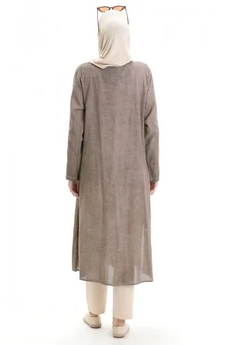 Beige Abaya 8082-04