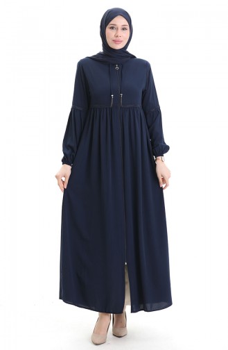 Navy Blue Abaya 5081-02