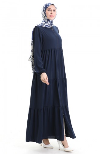 عباءه أزرق كحلي 5082-02
