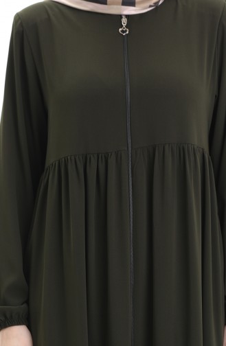 Khaki Abaya 5082-03