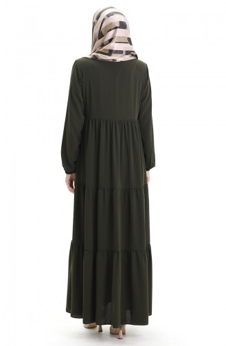 Khaki Abaya 5082-03