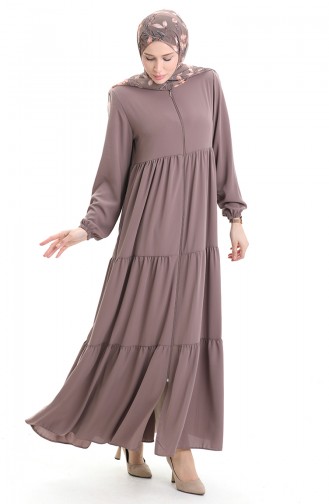 عباءه كستنائي 5082-06