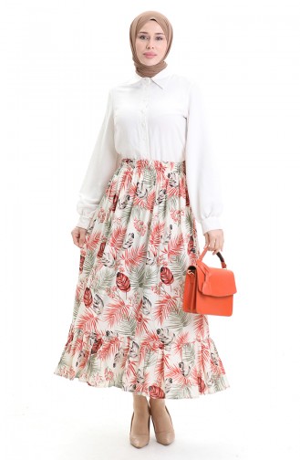 Brick Red Skirt 2012-01