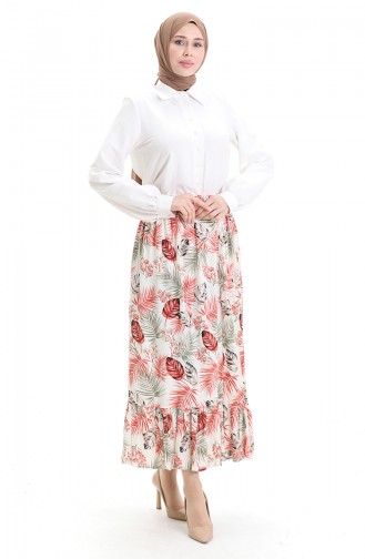 Brick Red Skirt 2012-01