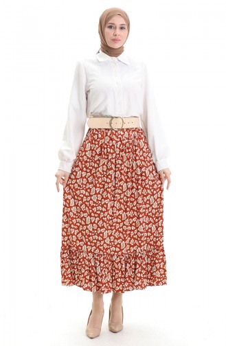 Brick Red Skirt 2012L-01