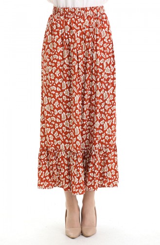 Brick Red Skirt 2012L-01