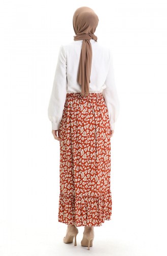 Brick Red Skirt 2012L-01