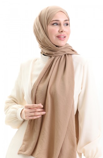 Pamuklu Soft Şal 70283-14 Sütlü kahve