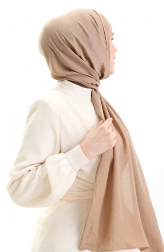 Pamuklu Soft Şal 70283-14 Sütlü kahve