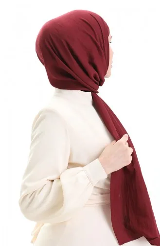 Katoenen Zachte Sjaal 70283-16 Bordeauxrood 70283-16
