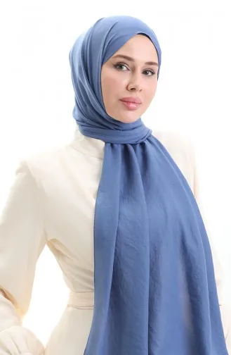 Katoenen Zachte Sjaal 70283-17 Indigo 70283-17