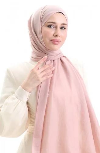 Pamuklu Soft Şal 70283-21 Koyu Pudra