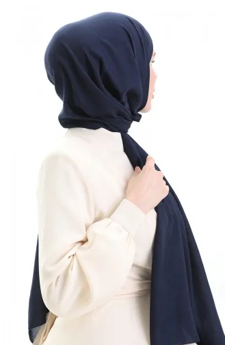 Katoenen Zachte Sjaal 70283-23 Marineblauw 70283-23