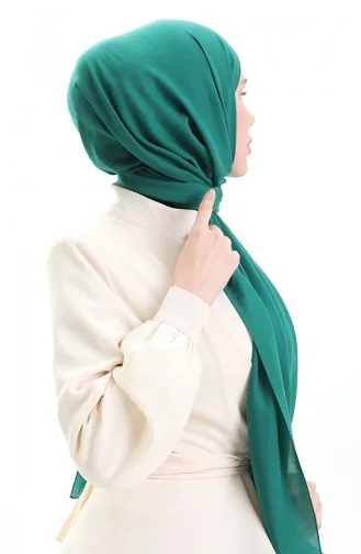 Katoenen Zachte Sjaal 70283-24 Smaragdgroen 70283-24